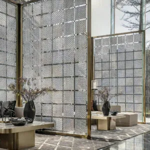 Contemporary Glass & Metal Room Dividers – Sleek Space-Saving Partitions