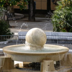 Natural Marble Feng Shui Ball – Rotating Energy Sphere for Home & Office Harmony