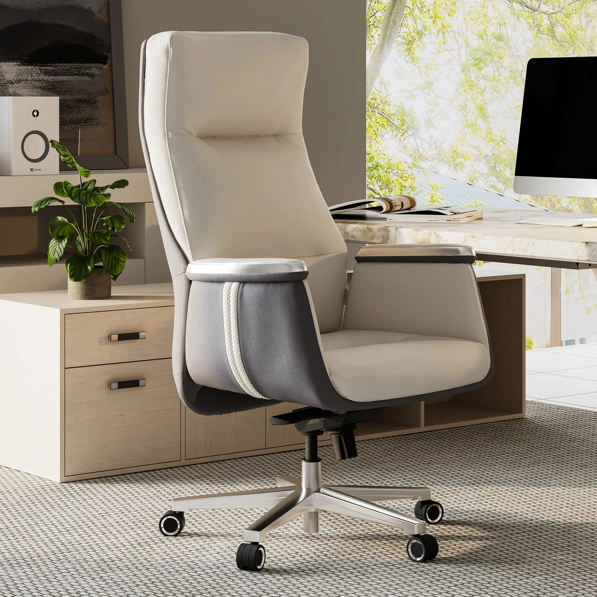 Adjustable Ergonomic Mesh Office Chair with Lumbar Support