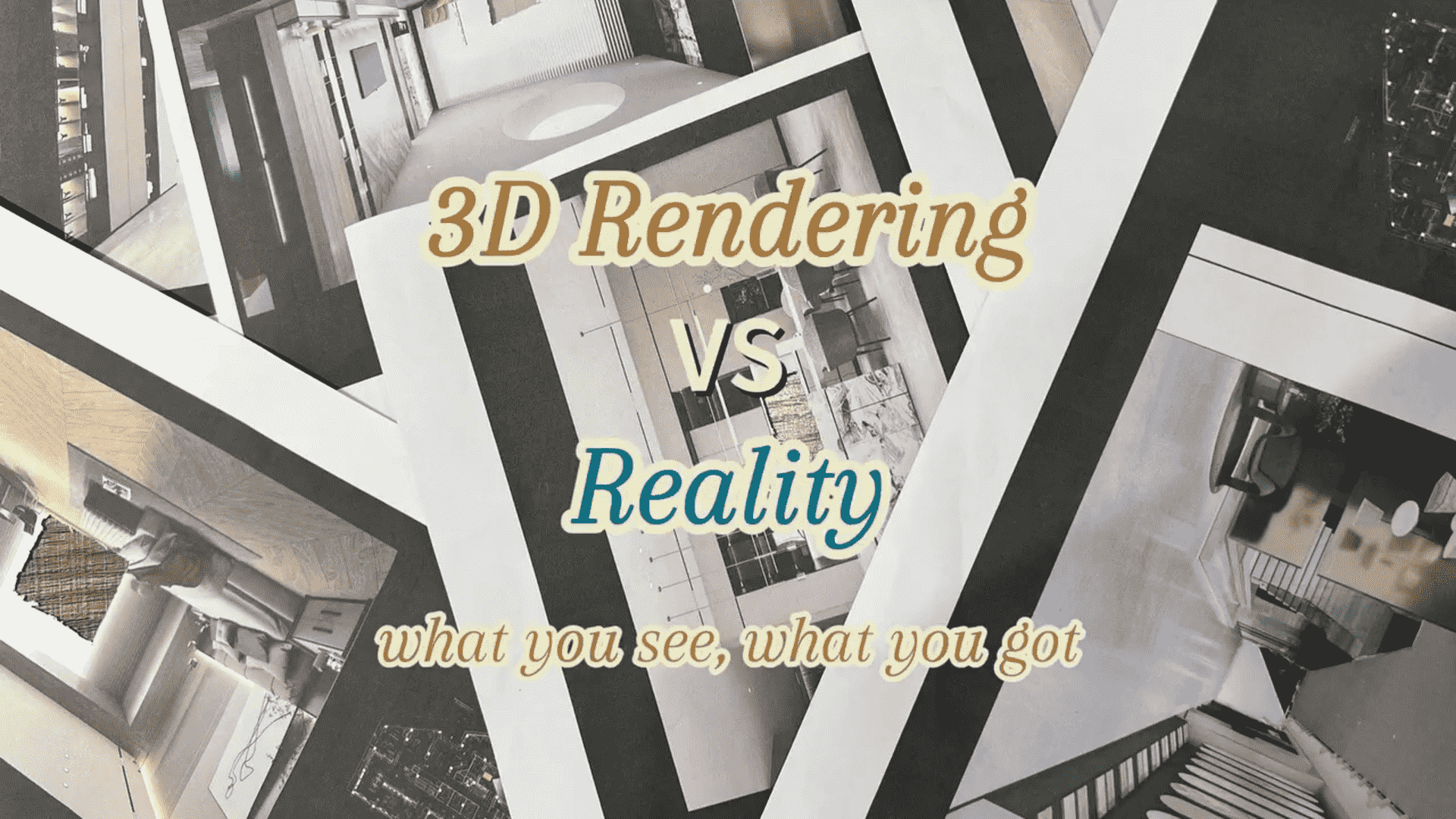 3D design and actual product comparison