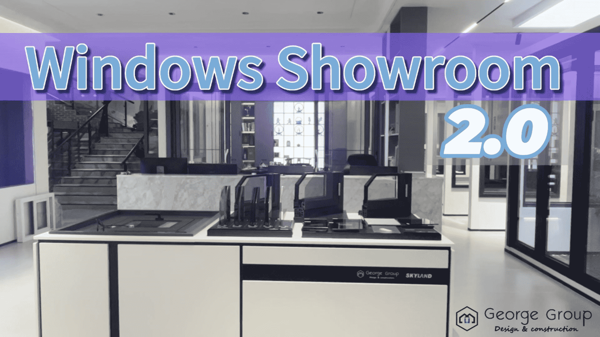 Aluminum alloy doors and windows exhibition hall