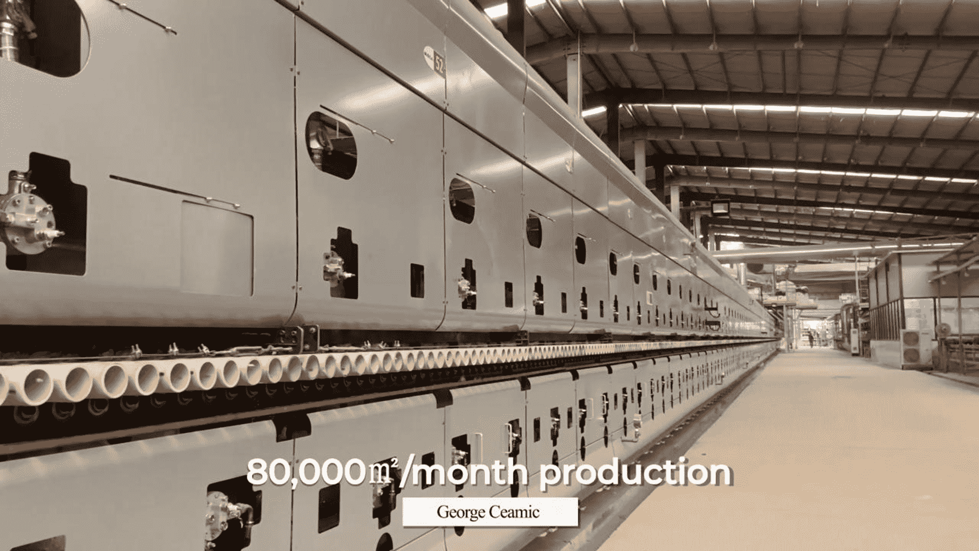 Ceramic factory and showroom video