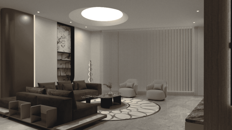 Showroom 3D vs Real-life Light Luxury Furniture Living Room