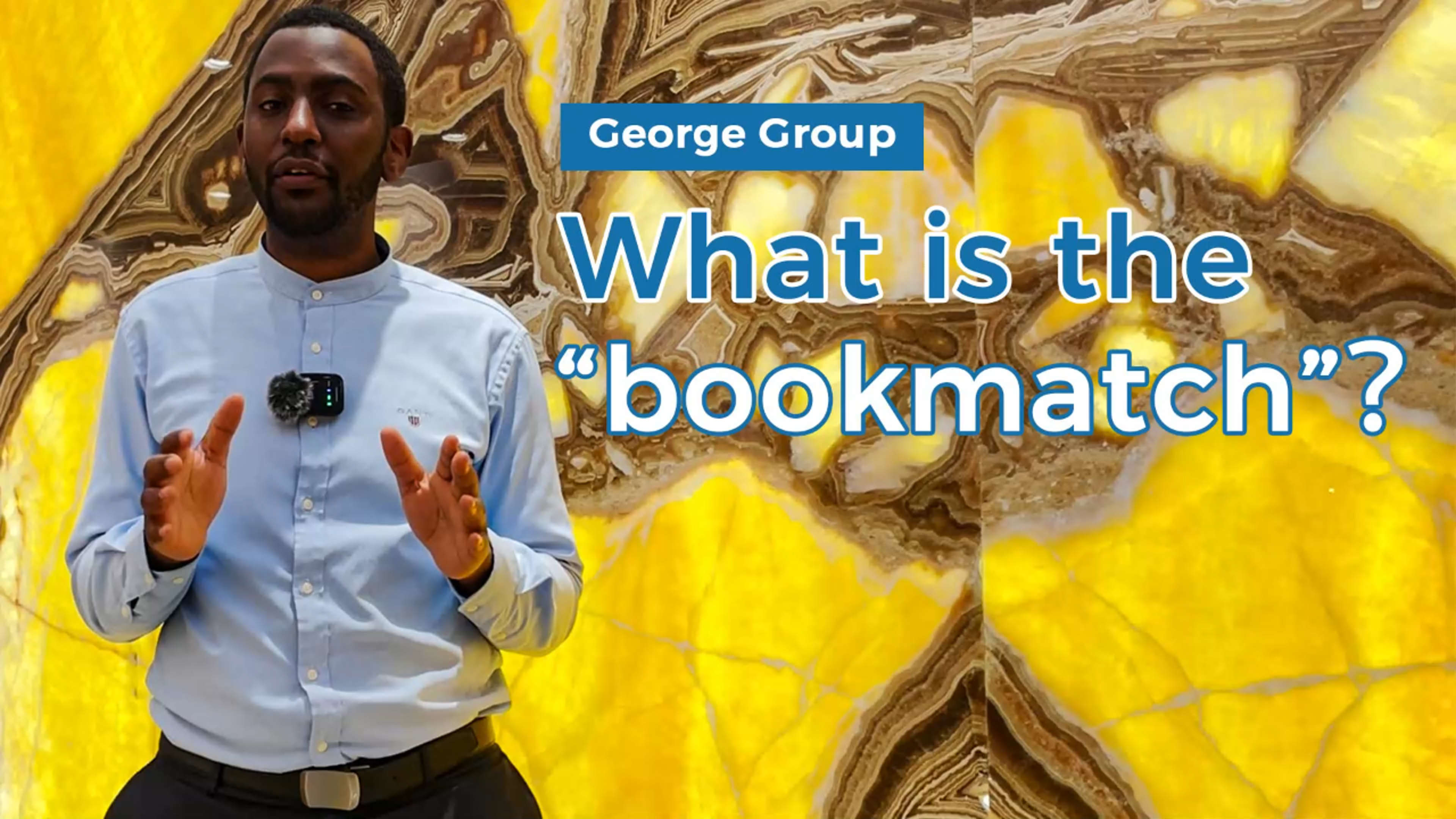 Natural marble front and back grinding (English)