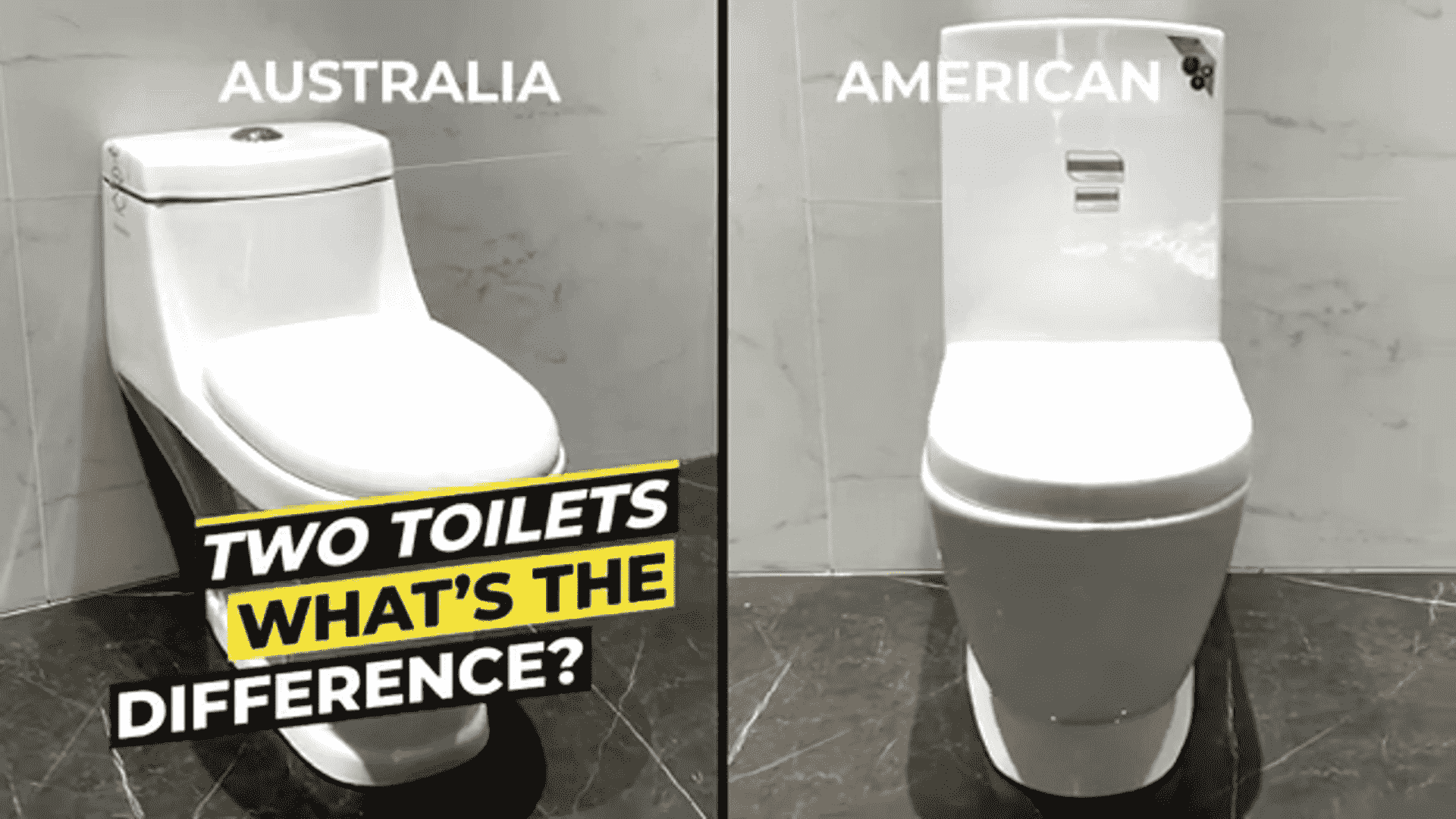 practical sharing-comparison between Australian toilets and American toilets